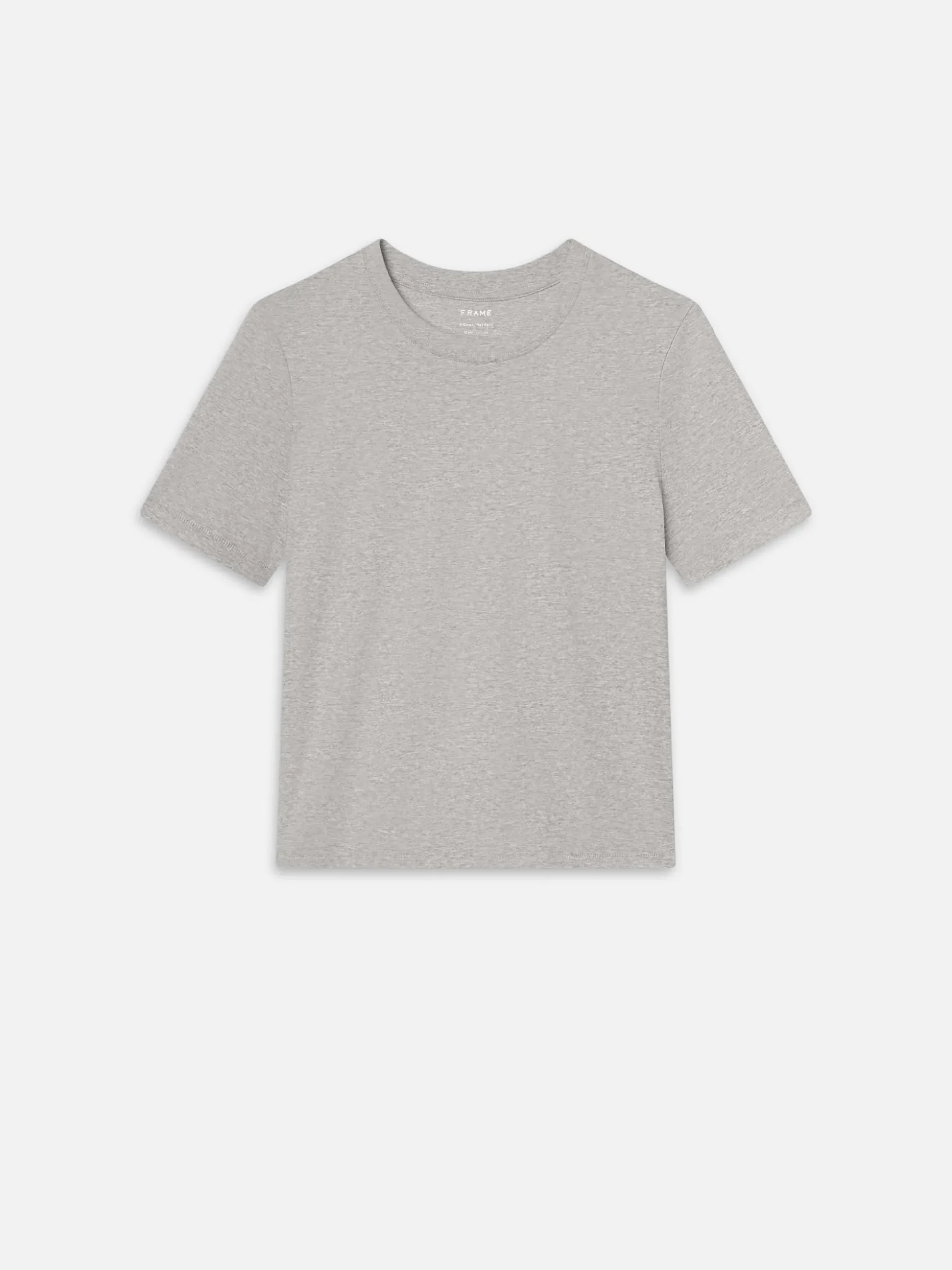 Baby Tee in Heather Grey
