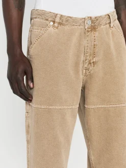 Canvas Workwear Pant in Dusty Khaki