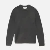 Cashmere Crewneck Sweater in Charcoal Grey