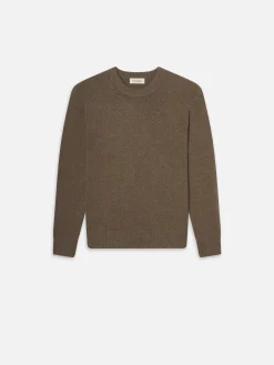 Cashmere Crewneck Sweater in Soft Mocha