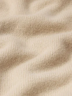 Cashmere Crewneck Sweater in Sand Beige