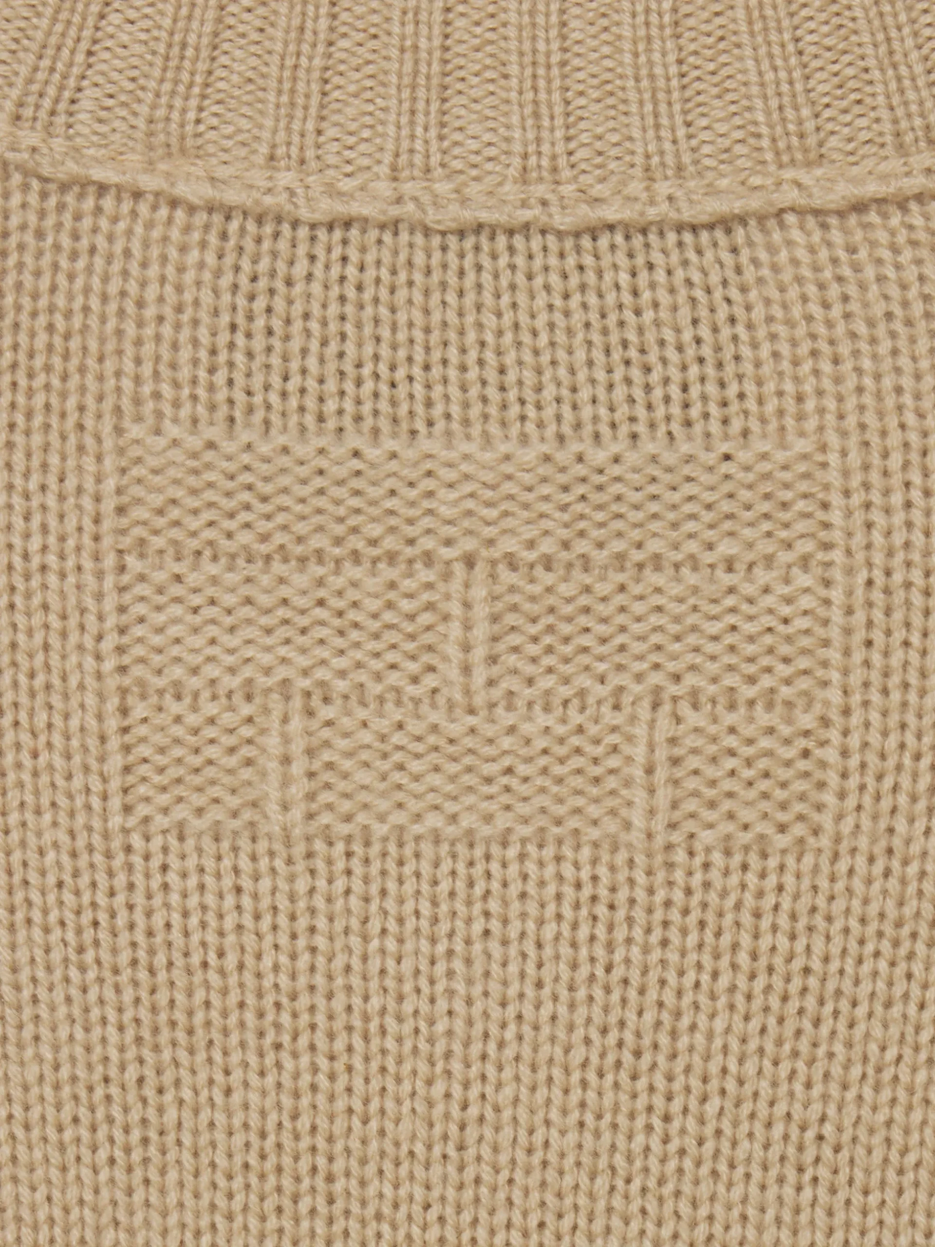 Cashmere Crewneck Sweater in Sand Beige