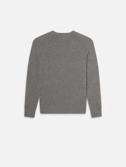 Cashmere Crewneck Sweater in Gris