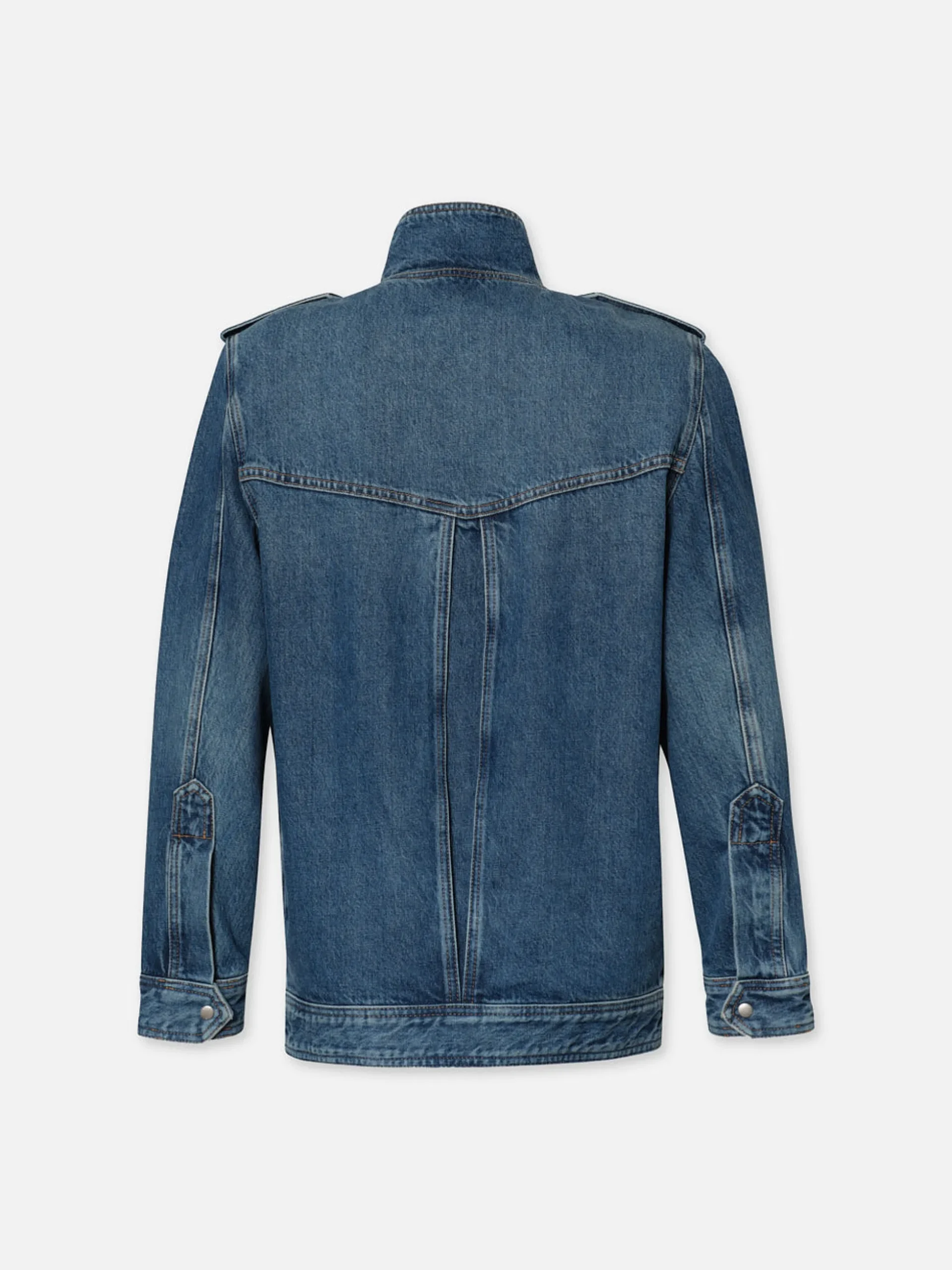 Denim Power Jacket in Luxor