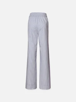 Drawstring Lounge Pant in Dark Chambray Multi