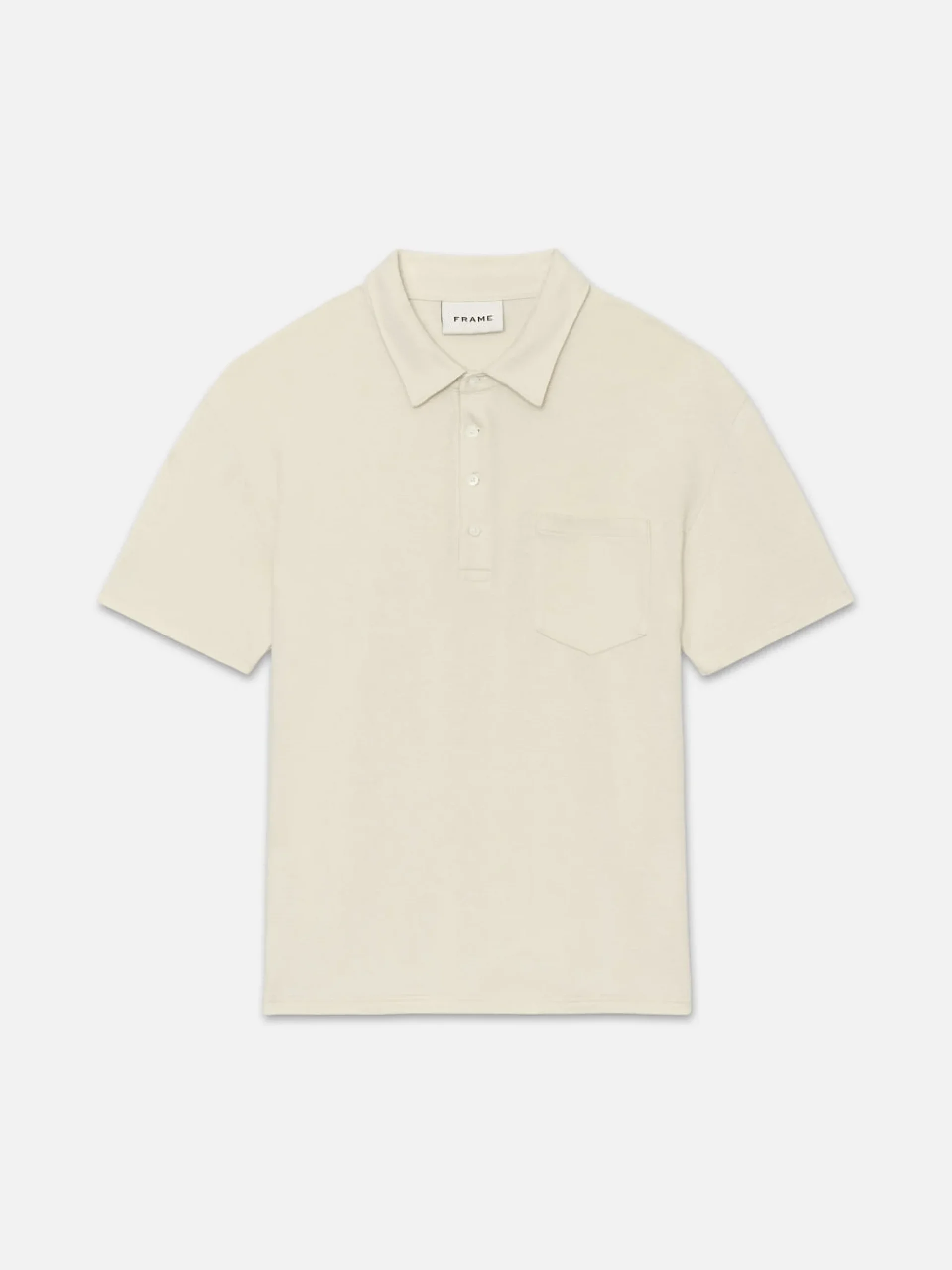 Duo Fold Polo in White Canvas