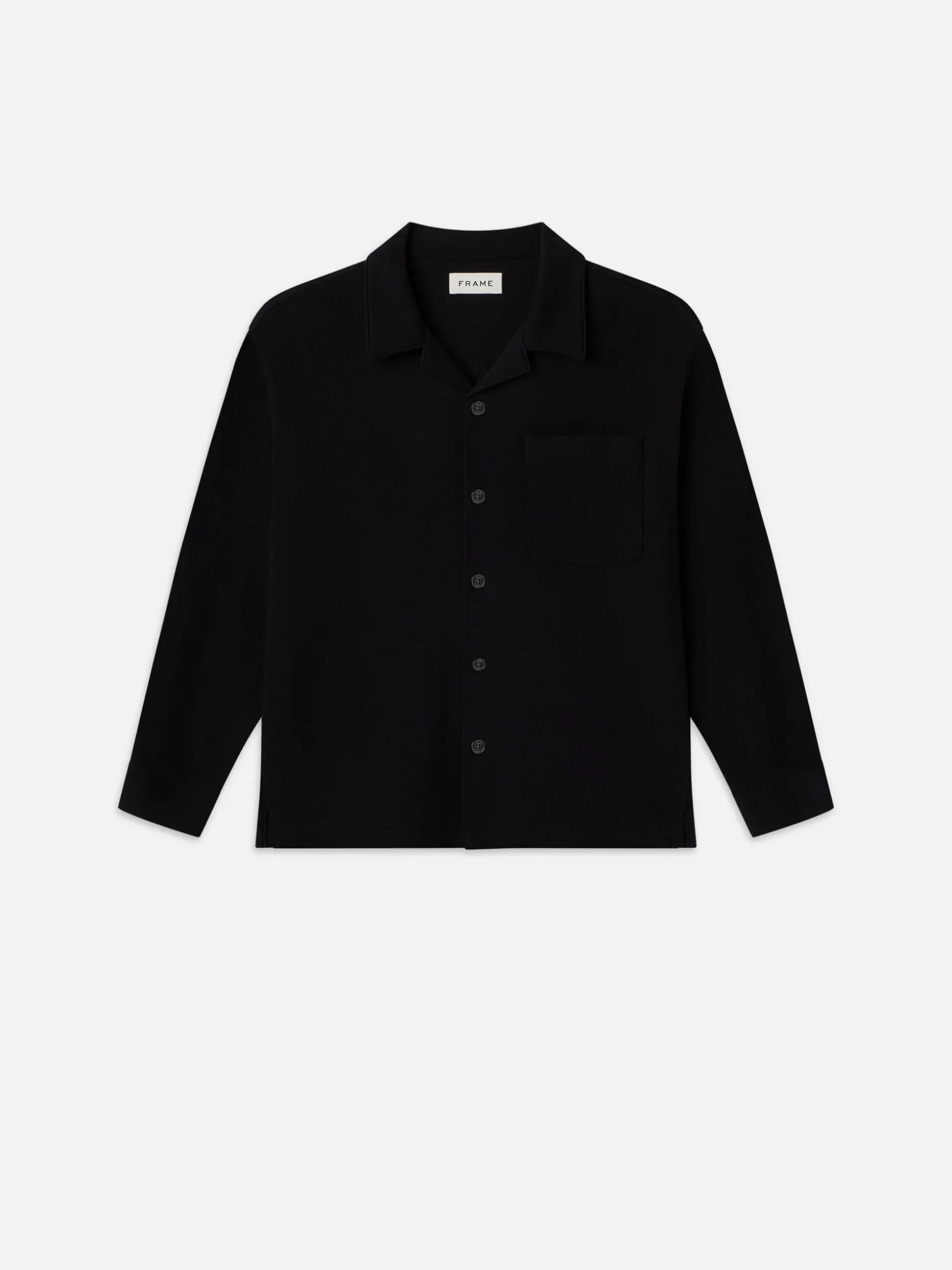 Duo Fold Relaxed Shirt in Black