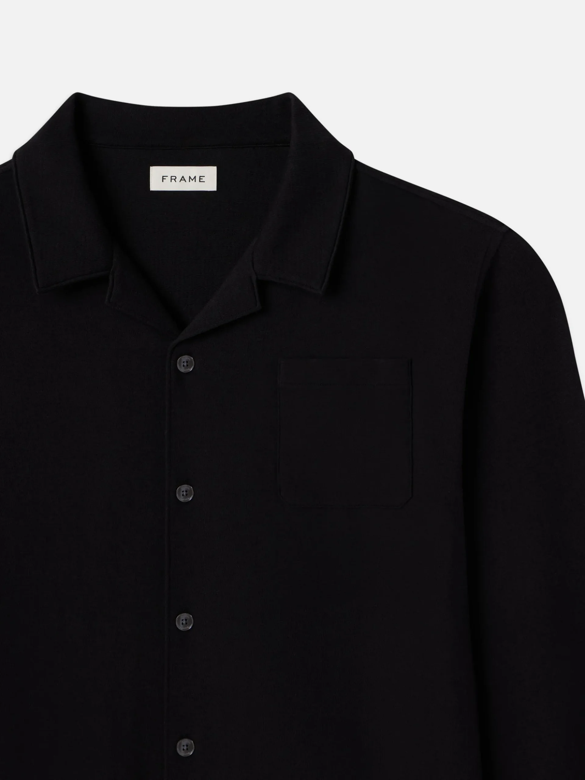 Duo Fold Relaxed Shirt in Black