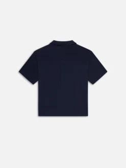 Duo Fold Relaxed Short Sleeve Shirt in Navy