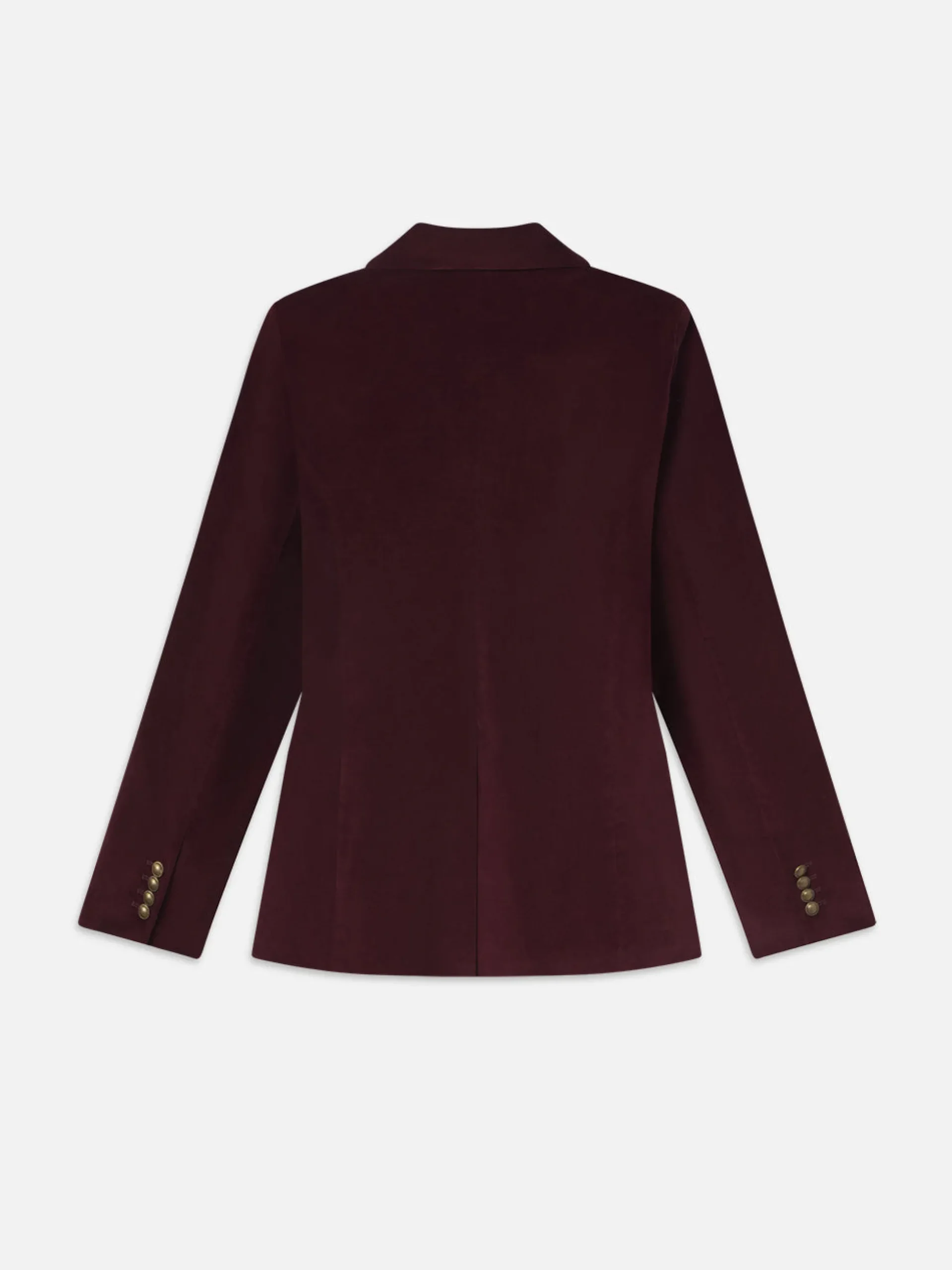 Everyday Velvet Blazer in Wine