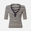 Femme Mariner Sweater in Navy Multi