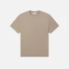 FRAME Logo Tee in Dove