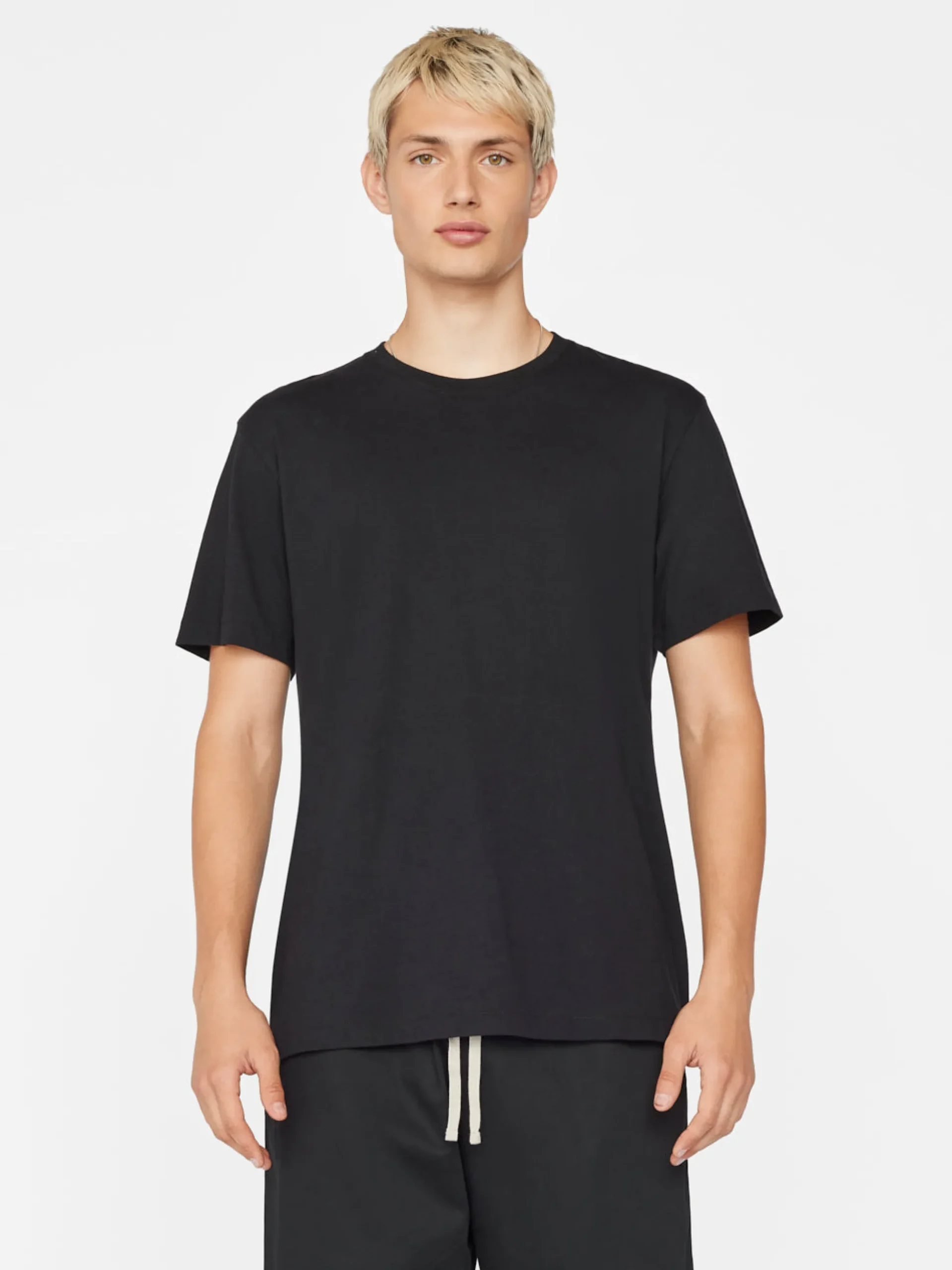 FRAME Logo Tee in Noir