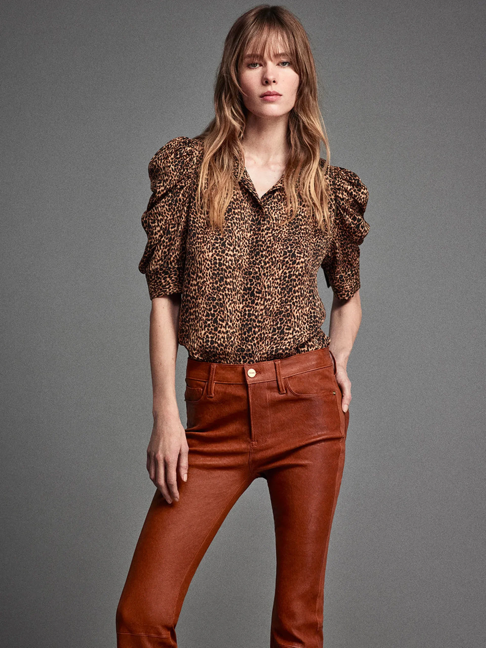 Gillian Top in Sand Multi