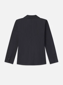 Grandfather Blazer in Navy Multi