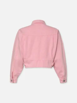 Heart Jacket in Washed Dusty Pink