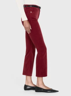 Le Crop Mini Boot Corduroy in Paprika