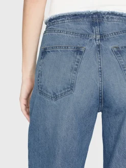 Le Low Baggy Wide Leg Cut Off in Crosbie