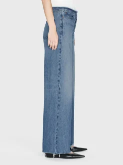 Le Low Baggy Wide Leg Cut Off in Crosbie