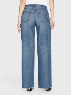 Le Low Baggy Wide Leg Cut Off in Crosbie