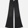Le Palazzo Crop Released Hem in Blackthorn
