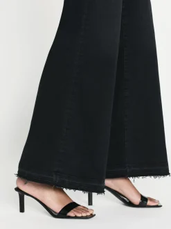 Le Palazzo Crop Released Hem in Blackthorn