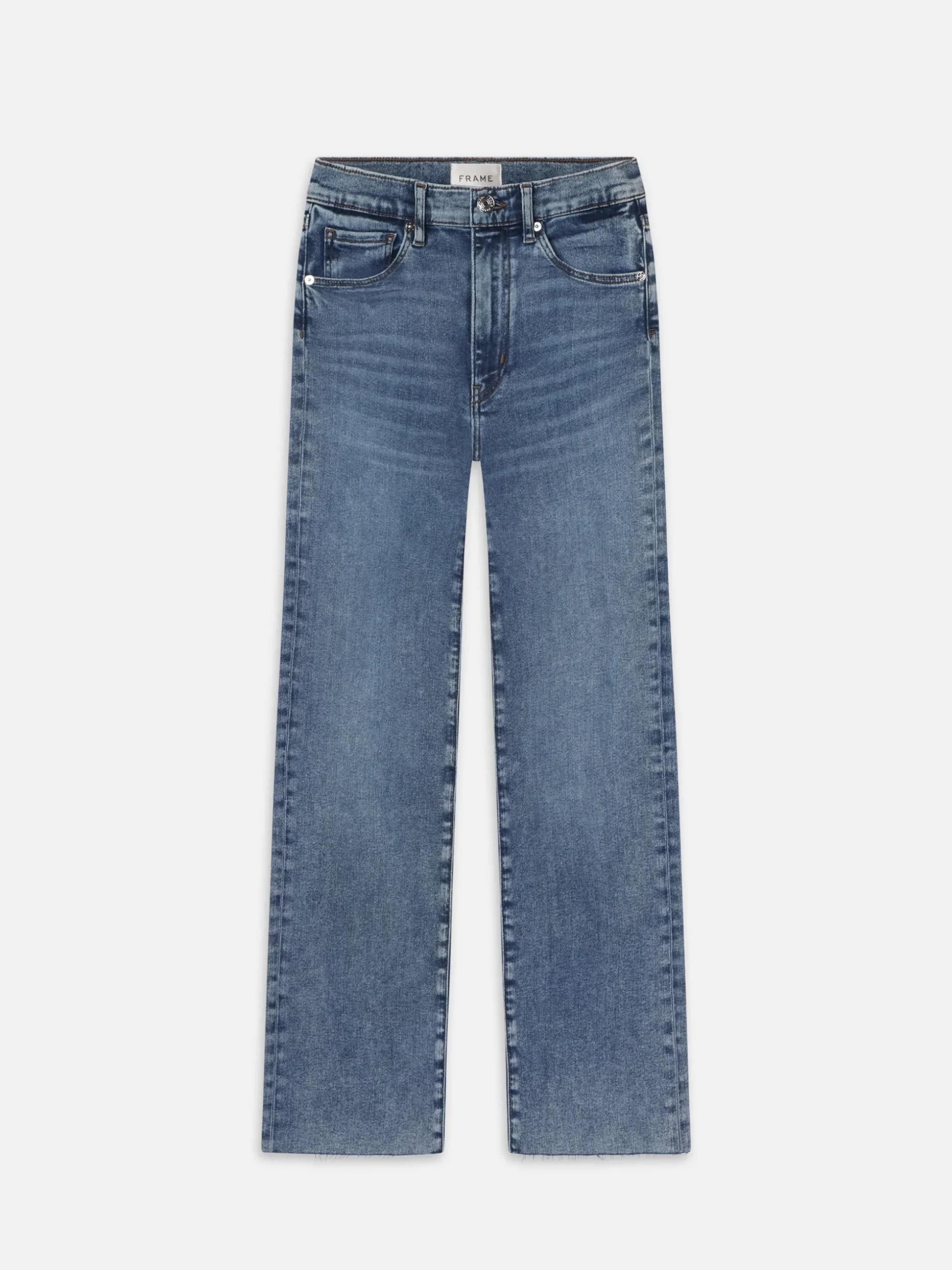 Le Sleek Straight in Rowley Raw Fray
