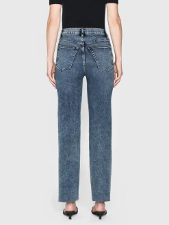 Le Sleek Straight in Rowley Raw Fray