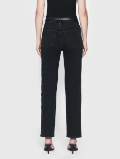 Le Sleek Straight Studded in Astronaut