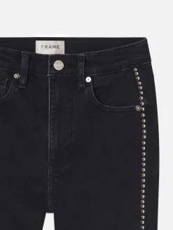 Le Sleek Straight Studded in Astronaut