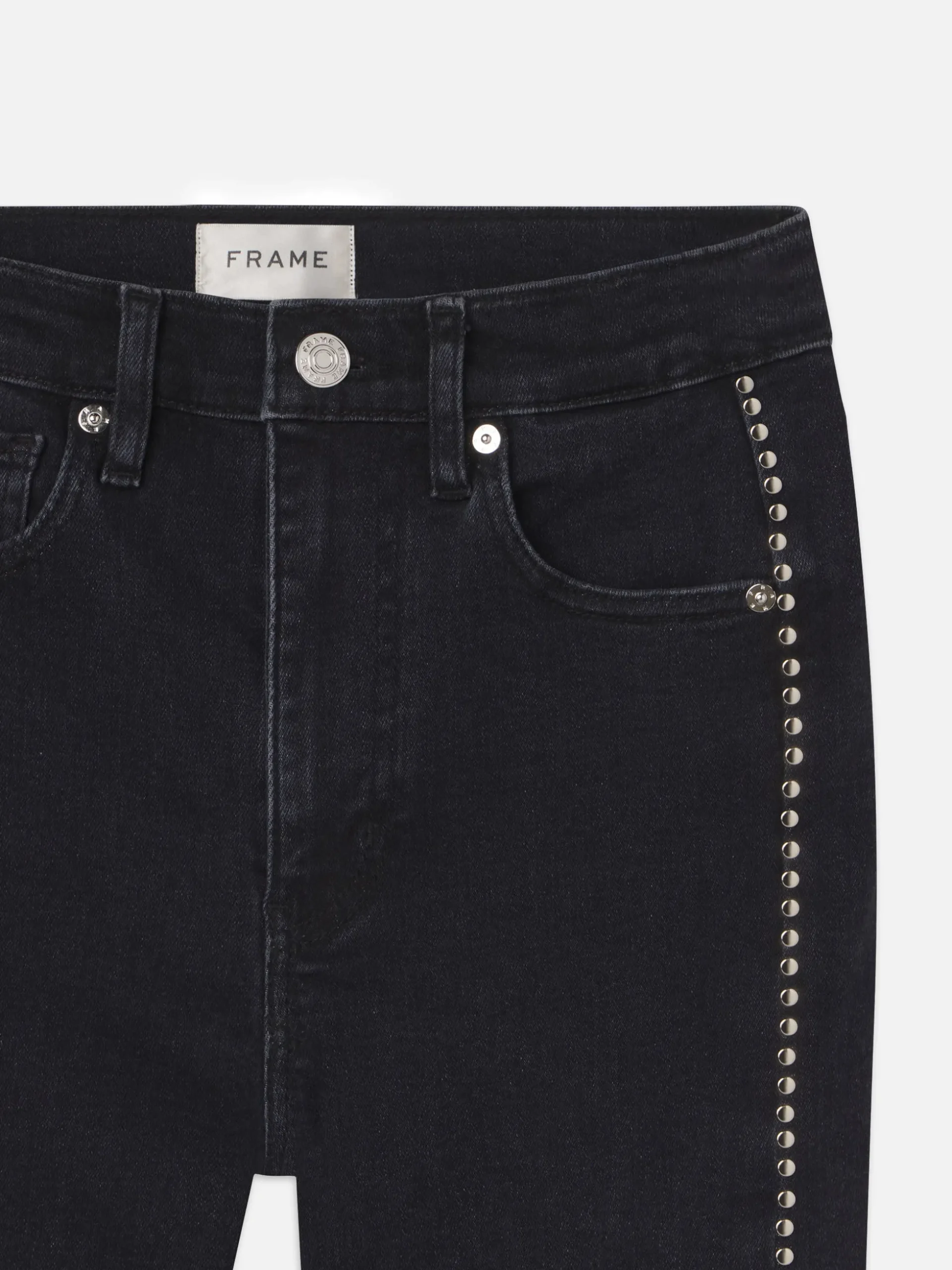 Le Sleek Straight Studded in Astronaut