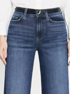 Le Slim Palazzo Raw After in Lupine