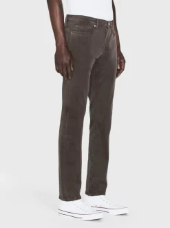 L'Homme Slim Brushed Twill in Mocha