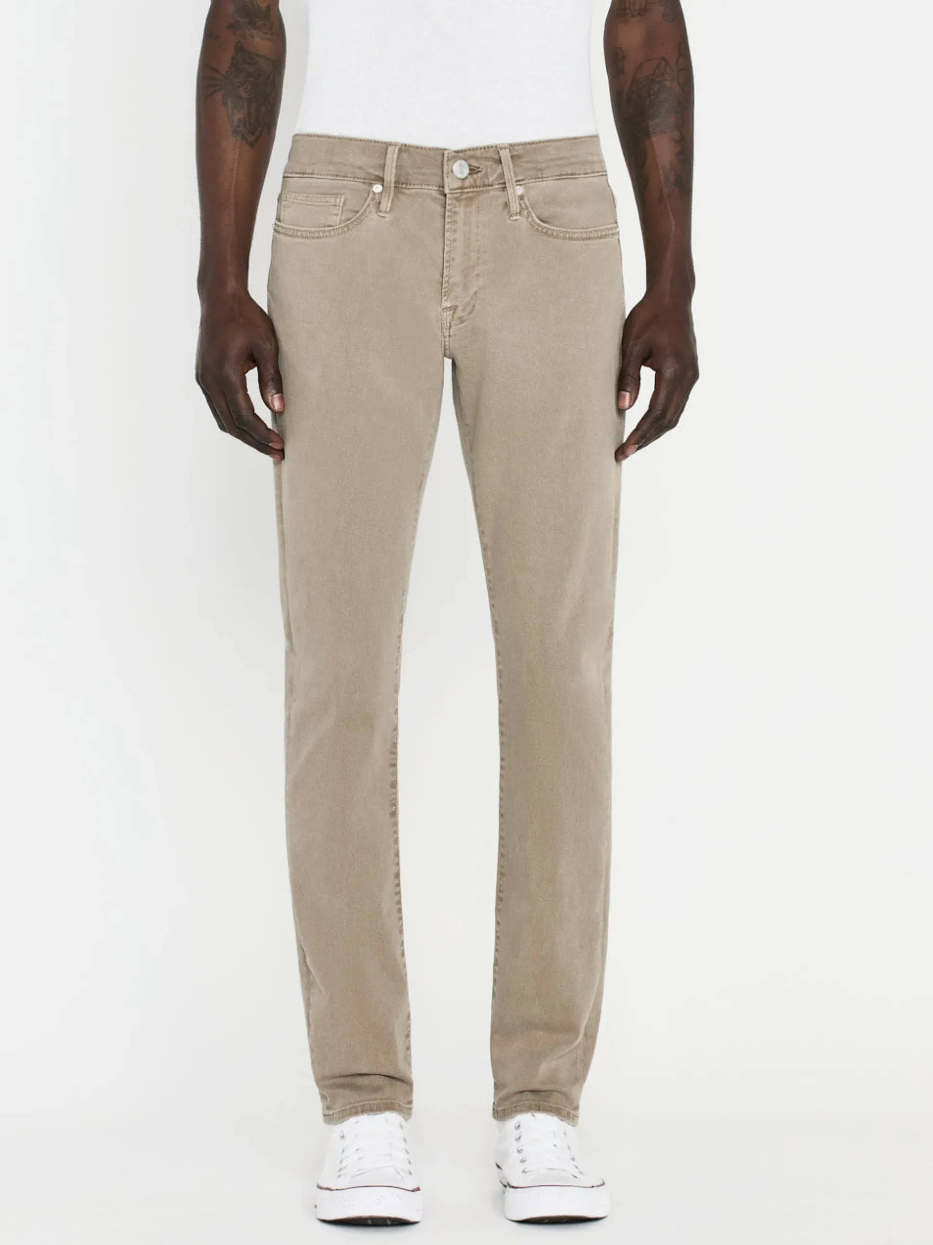 L'Homme Slim Twill in Garage Grime