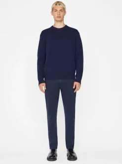 L'Homme Slim Twill in Garage Navy