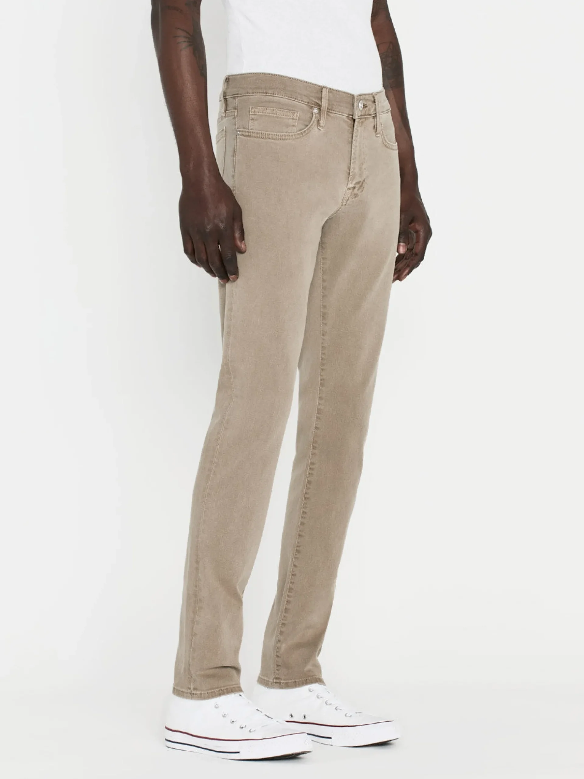 L'Homme Slim Twill in Garage Grime