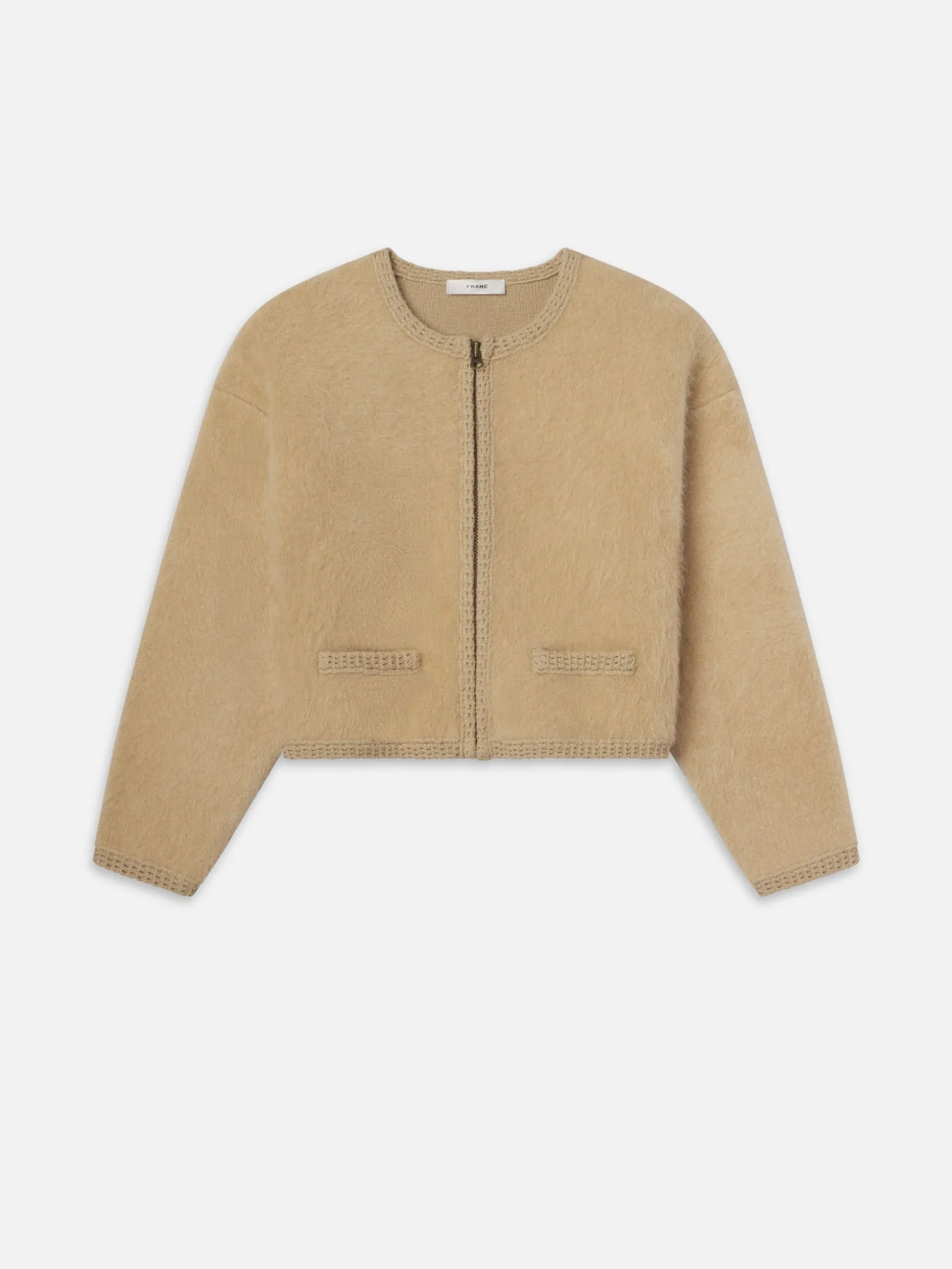 Lofty Crochet Cardi in Wheat