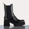 Lumi Lug Boot in Noir