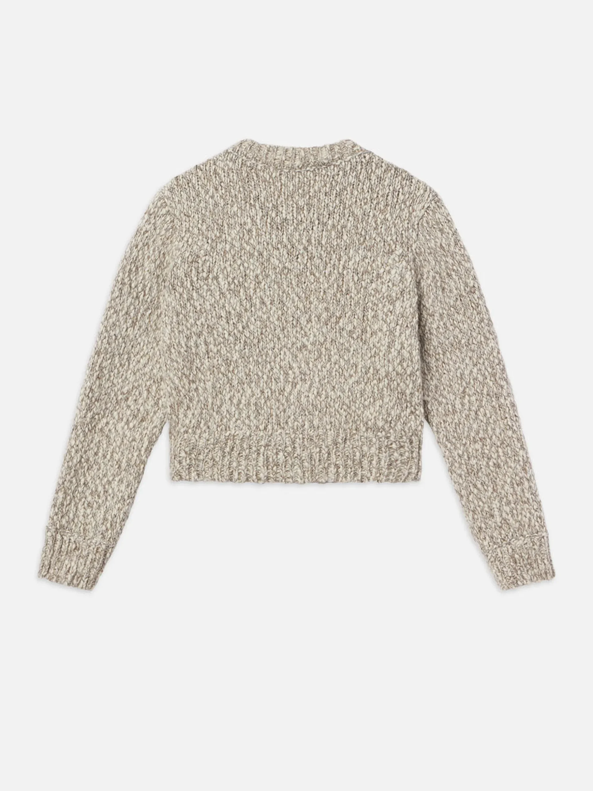 Marl Cardi Sweater in Cream Multi