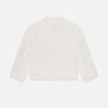 Modern Puff Sleeve Shirt in White