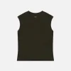 Muscle Crew Tank in Military