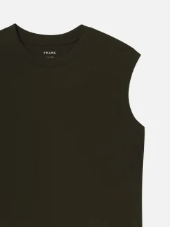 Muscle Crew Tank in Military