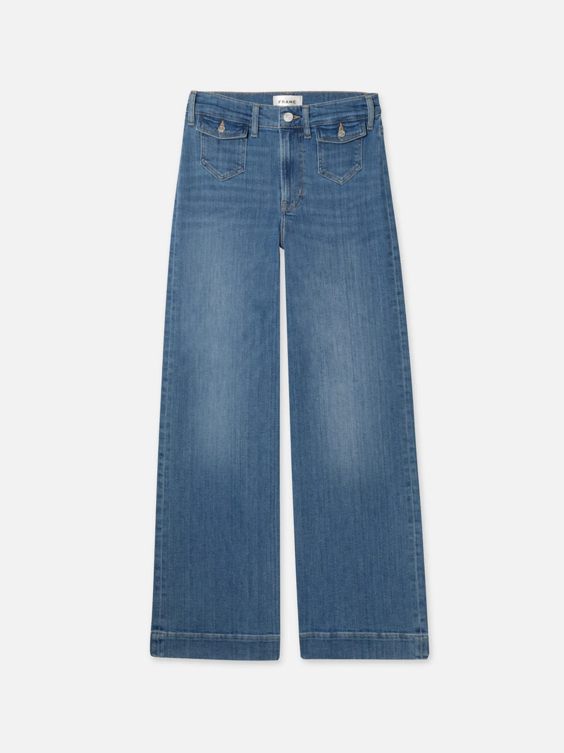 Patch Pocket Slim Palazzo in Doris