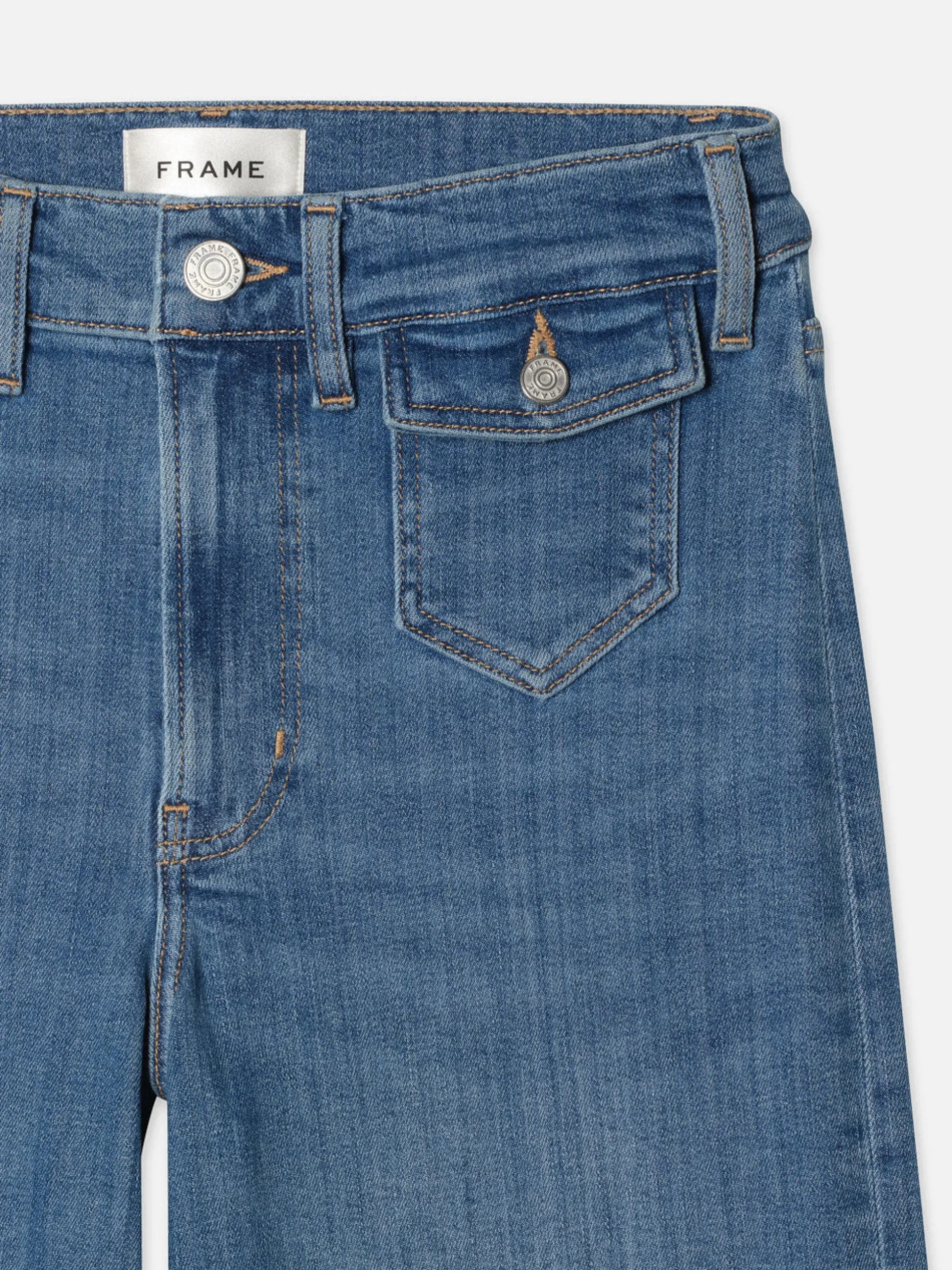 Patch Pocket Slim Palazzo in Doris