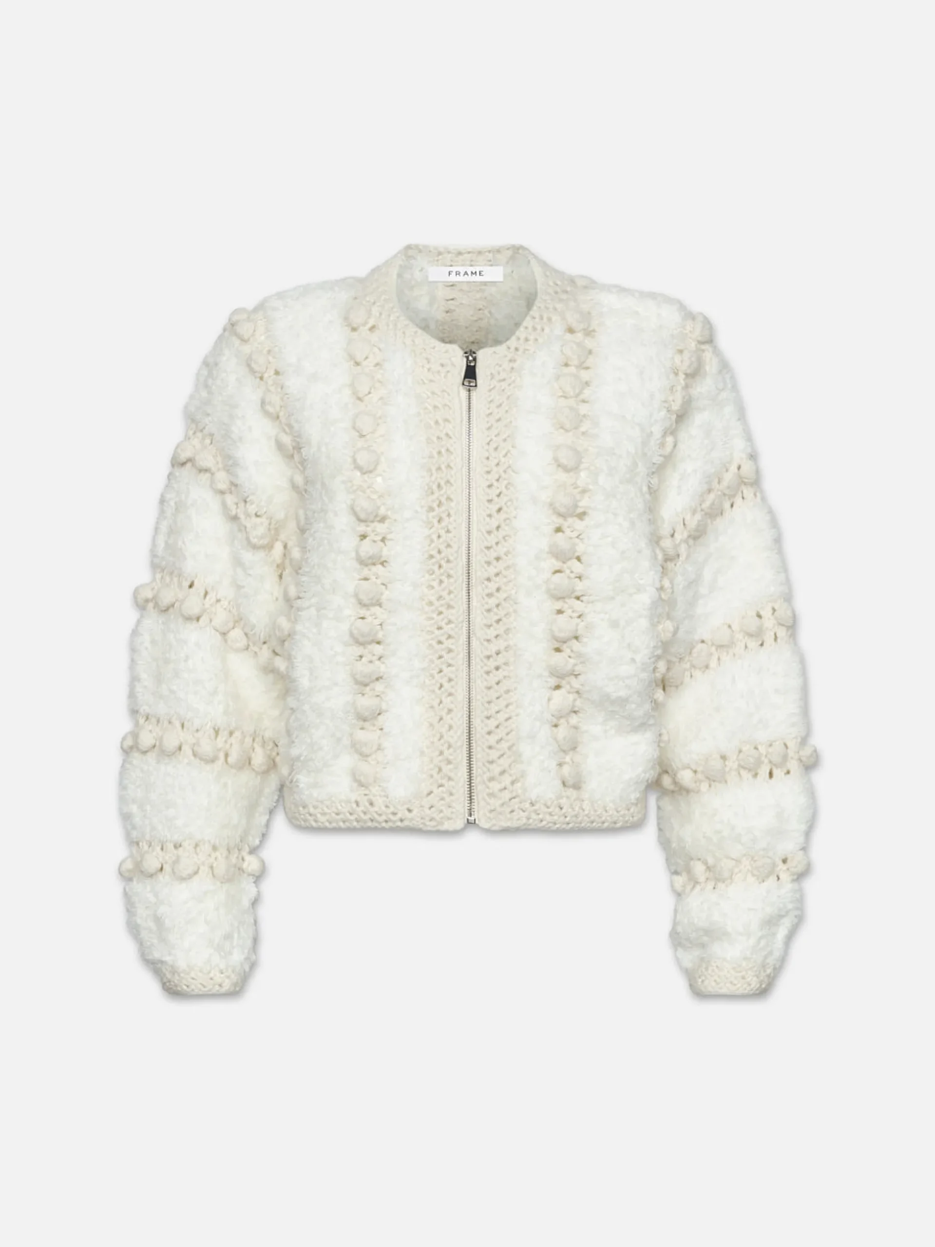 Pom Pom Cardi in Cream