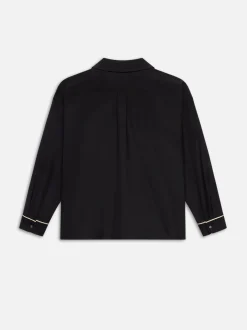 Pyjama Shirt in Black