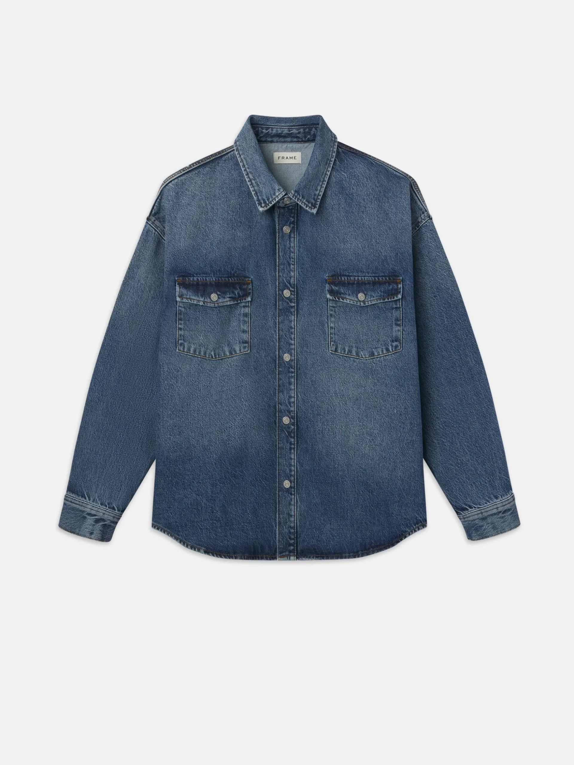 Relaxed Denim Shirt in Briset