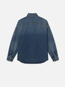 Relaxed Denim Shirt in Briset