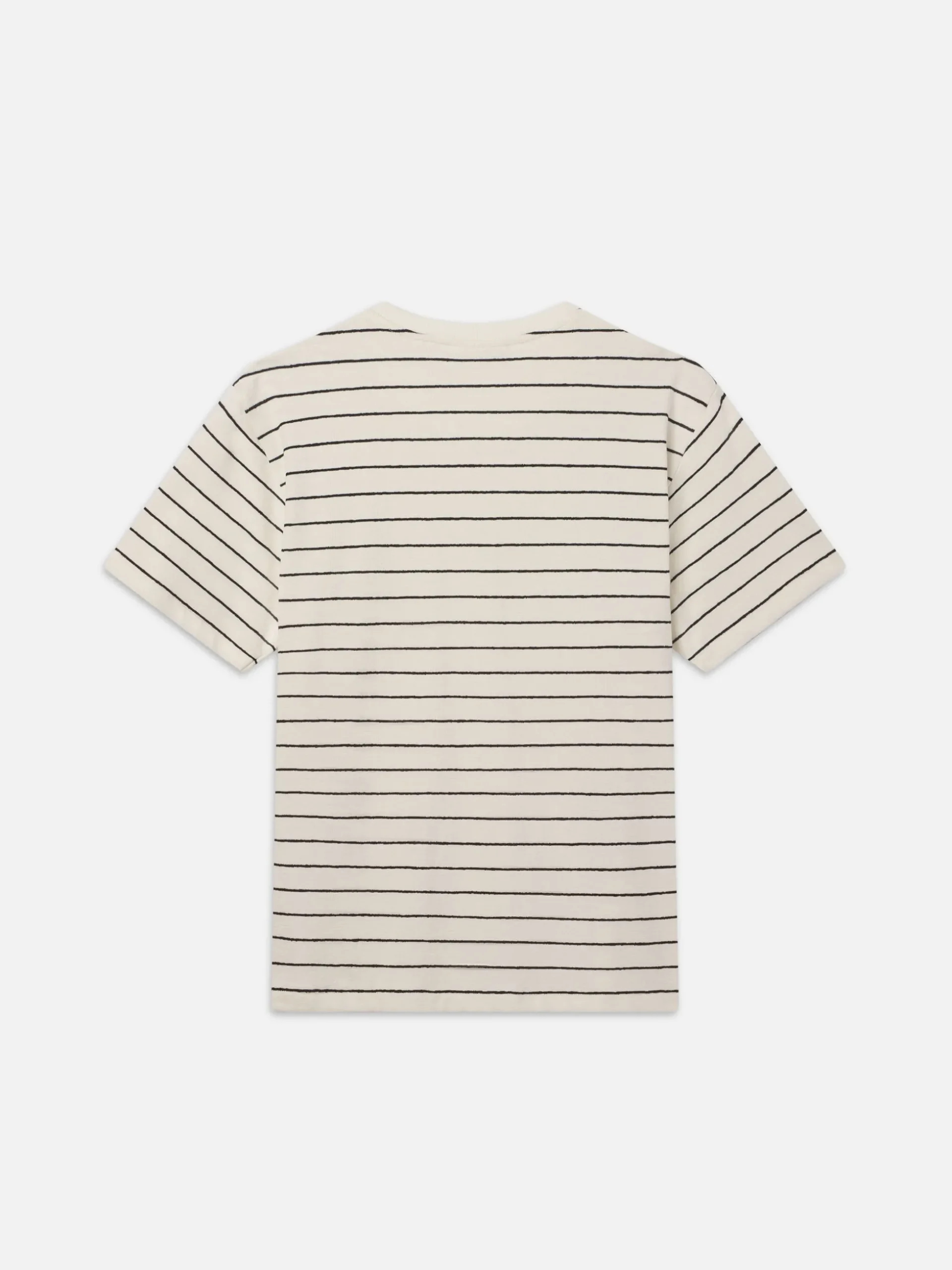 Relaxed Stripe Tee in Natural/Black
