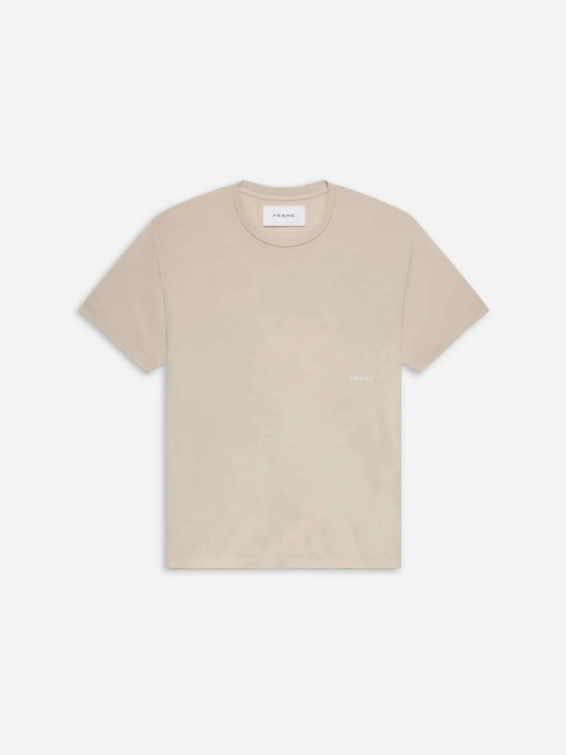 Relaxed Tee in Washed Off White